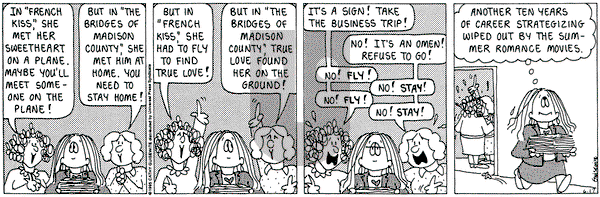 Cathy Classics on Saturday June 17, 1995 Comic Strip