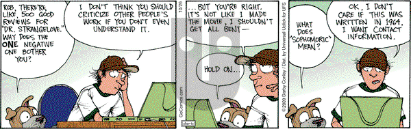 Get Fuzzy on Wednesday October 26, 2016 Comic Strip
