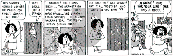 Cathy Classics on Wednesday June 8, 1994 Comic Strip
