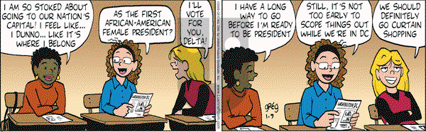 Luann on Wednesday January 7, 2009 Comic Strip