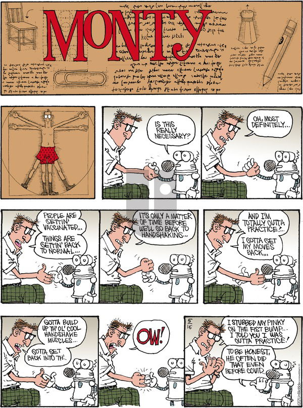 Monty on Sunday May 16, 2021 Comic Strip