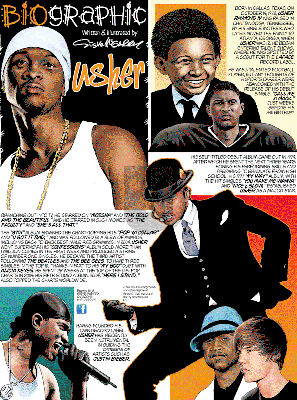 Biographic on Sunday May 9, 2010 Comic Strip