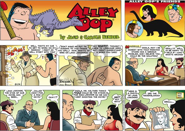 Alley Oop on Sunday August 24, 2014 Comic Strip