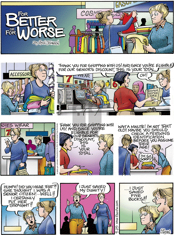For Better or For Worse - Sunday September 25, 2005 Comic Strip