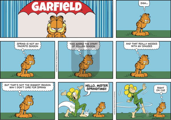 Garfield - Sunday March 23, 2025 Comic Strip