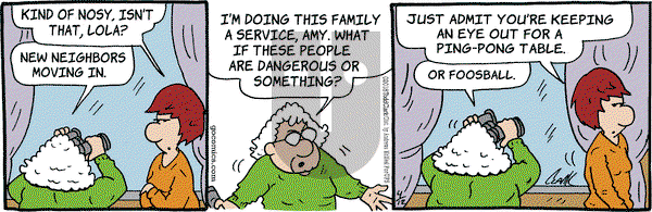 Lola on Thursday April 12, 2018 Comic Strip
