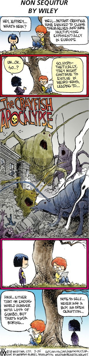 Non Sequitur on Sunday March 25, 2018 Comic Strip