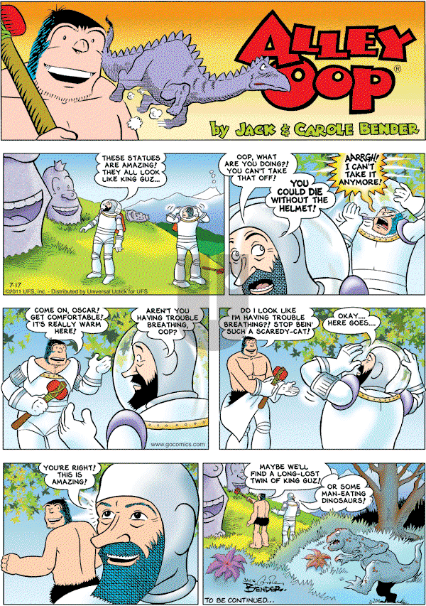 Alley Oop - Sunday July 17, 2011 Comic Strip