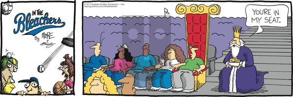 In the Bleachers on Sunday November 26, 2017 Comic Strip