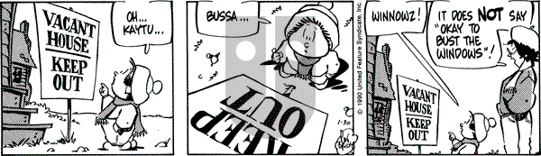Rose is Rose on Tuesday January 30, 1990 Comic Strip