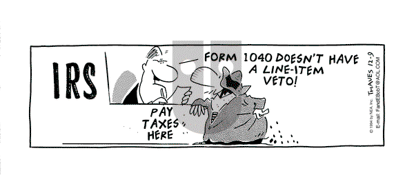 Frank and Ernest on Friday December 9, 1994 Comic Strip