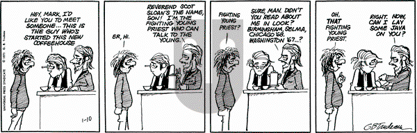 Doonesbury - Monday January 10, 1972 Comic Strip