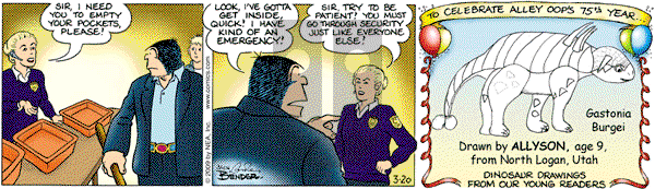 Alley Oop on Friday March 20, 2009 Comic Strip