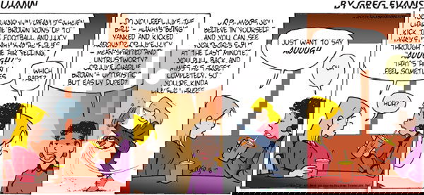 Luann on Sunday April 18, 2004 Comic Strip