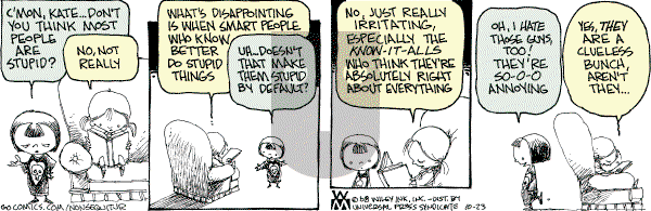 Non Sequitur - Thursday October 23, 2008 Comic Strip