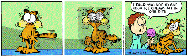 Garfield on Monday November 30, 1992 Comic Strip