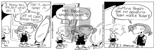 Soup to Nutz - Old on Saturday February 23, 2002 Comic Strip
