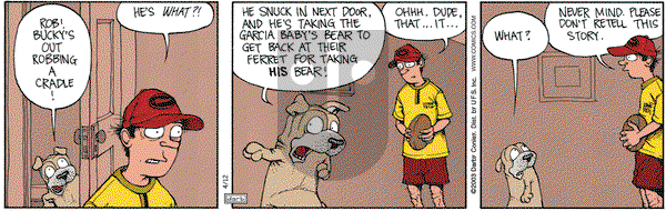 Get Fuzzy on Saturday April 12, 2003 Comic Strip
