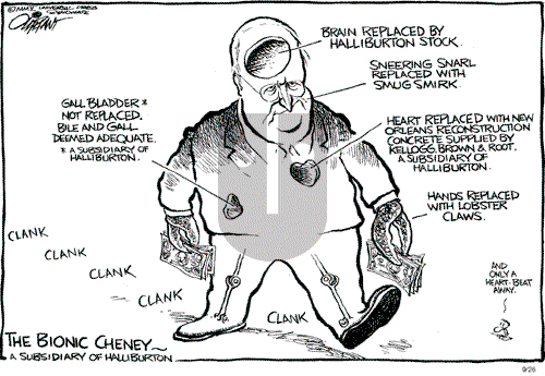 Pat Oliphant on Monday September 26, 2005 Comic Strip