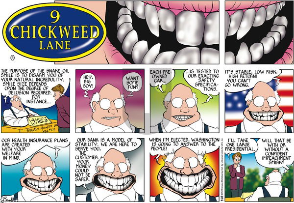 9 Chickweed Lane on Sunday September 23, 2012 Comic Strip