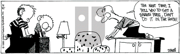 The Buckets on Thursday August 19, 1999 Comic Strip