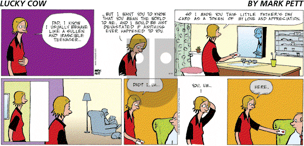 Lucky Cow on Sunday June 19, 2005 Comic Strip