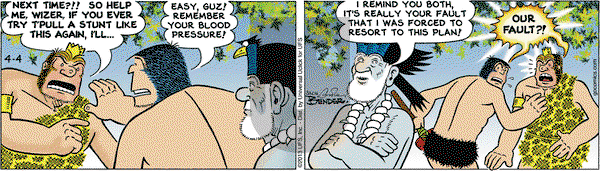 Alley Oop on Thursday April 4, 2013 Comic Strip