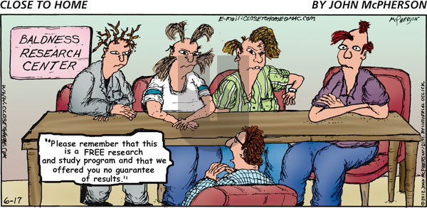 Close to Home on Sunday June 17, 2012 Comic Strip