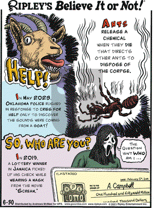 Ripley's Believe It or Not - Friday June 30, 2023 Comic Strip