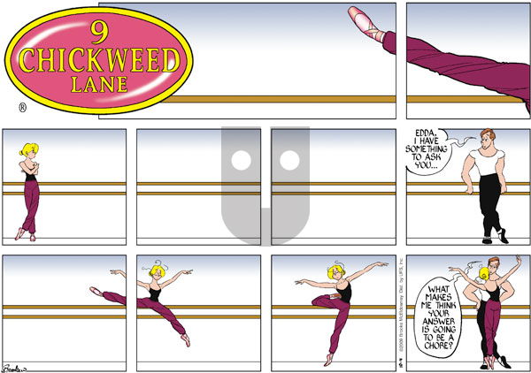 9 Chickweed Lane on Sunday October 4, 2009 Comic Strip