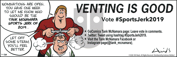 Tank McNamara - Monday January 20, 2020 Comic Strip