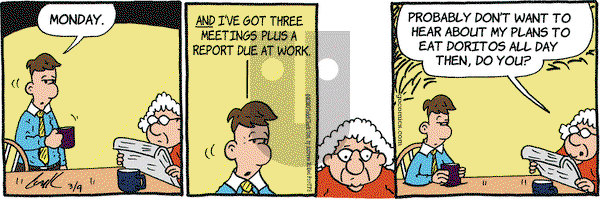 Lola on Monday March 9, 2020 Comic Strip
