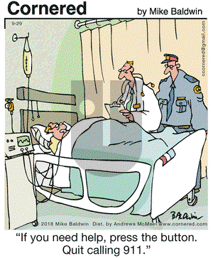 Cornered on Saturday September 29, 2018 Comic Strip