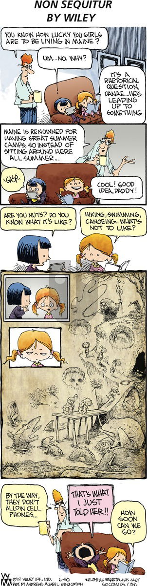 Non Sequitur on Sunday June 30, 2019 Comic Strip