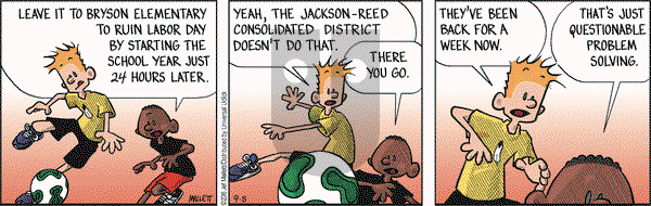 Frazz on Monday September 5, 2016 Comic Strip