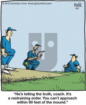 In the Bleachers - Saturday May 8, 2010 Comic Strip