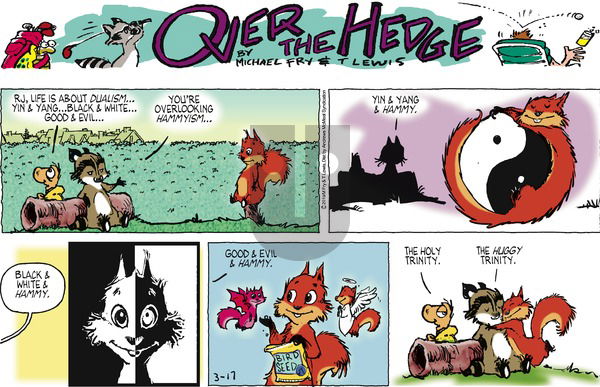 Over the Hedge on Sunday March 17, 2019 Comic Strip