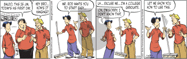 Baldo - Friday February 23, 2007 Comic Strip