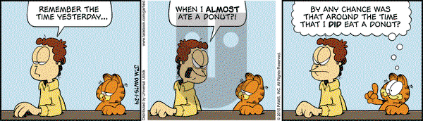 Garfield on Saturday January 24, 2015 Comic Strip