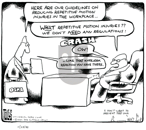 Tom Toles on Monday November 29, 1999 Comic Strip