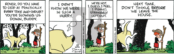 Red and Rover on Wednesday July 28, 2021 Comic Strip