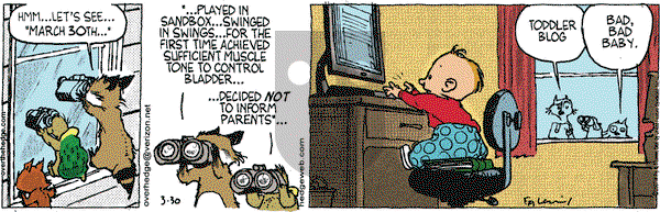 Over the Hedge on Friday March 30, 2007 Comic Strip
