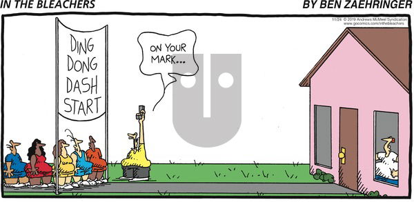 In the Bleachers on Sunday November 24, 2019 Comic Strip