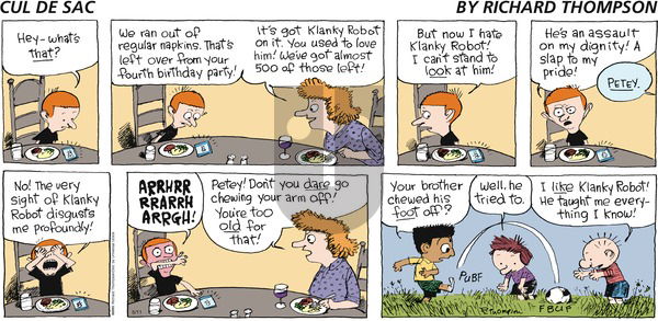 Cul de Sac - Sunday May 11, 2014 Comic Strip