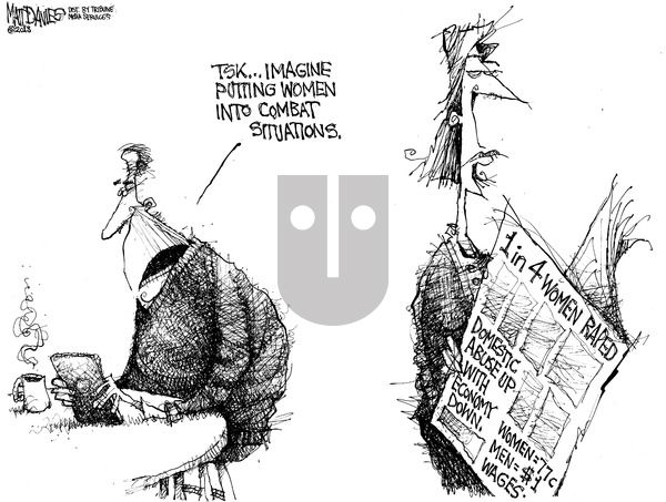 Matt Davies on Sunday February 3, 2013 Comic Strip