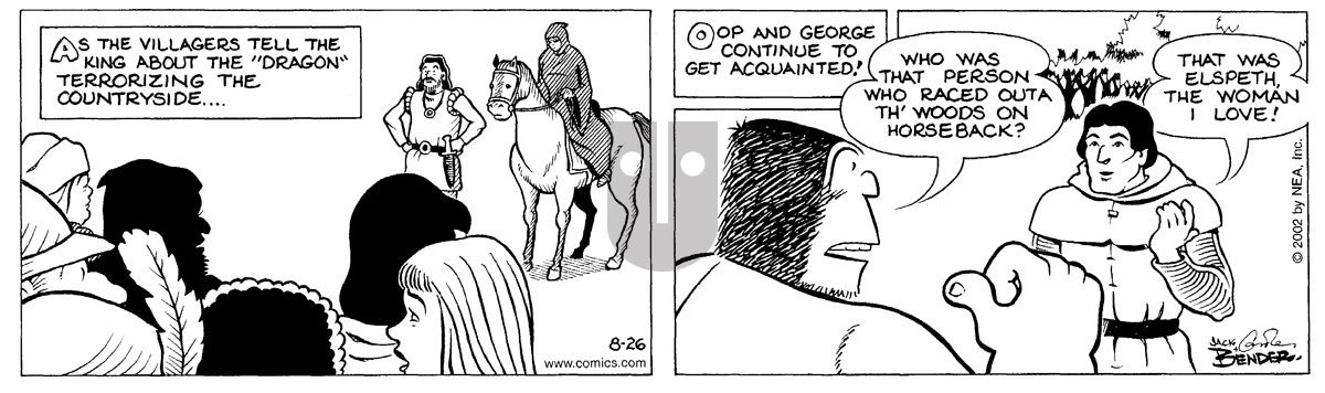 Alley Oop - Monday August 26, 2002 Comic Strip