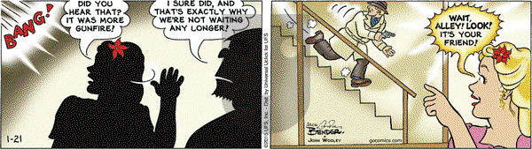Alley Oop on Wednesday January 21, 2015 Comic Strip