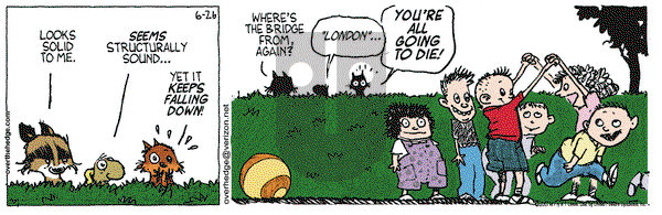 Over the Hedge on Tuesday June 26, 2007 Comic Strip