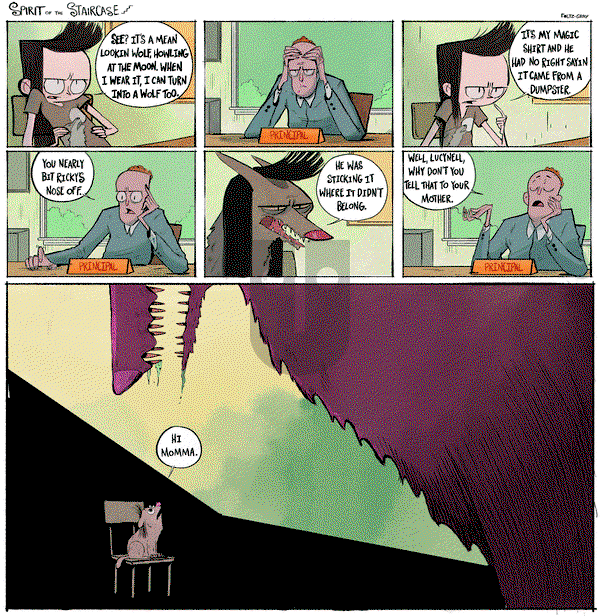 Spirit of the Staircase on Wednesday July 31, 2024 Comic Strip
