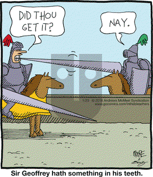 In the Bleachers on Tuesday January 23, 2018 Comic Strip